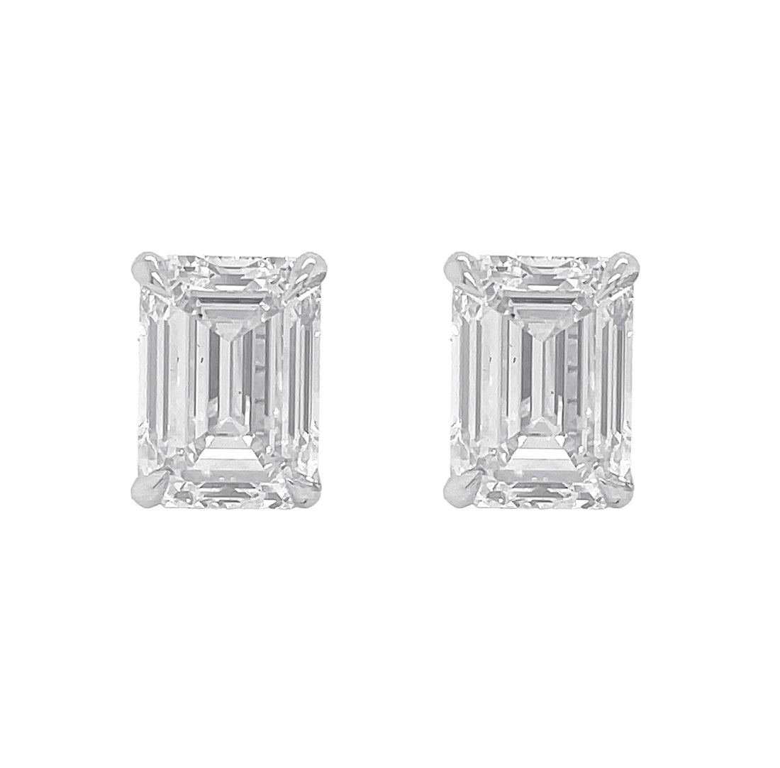 18kt White Gold Lab Diamond Earrings
