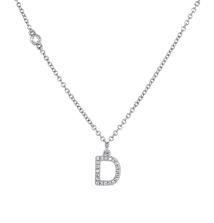 14kt White Gold Diamond Pendant