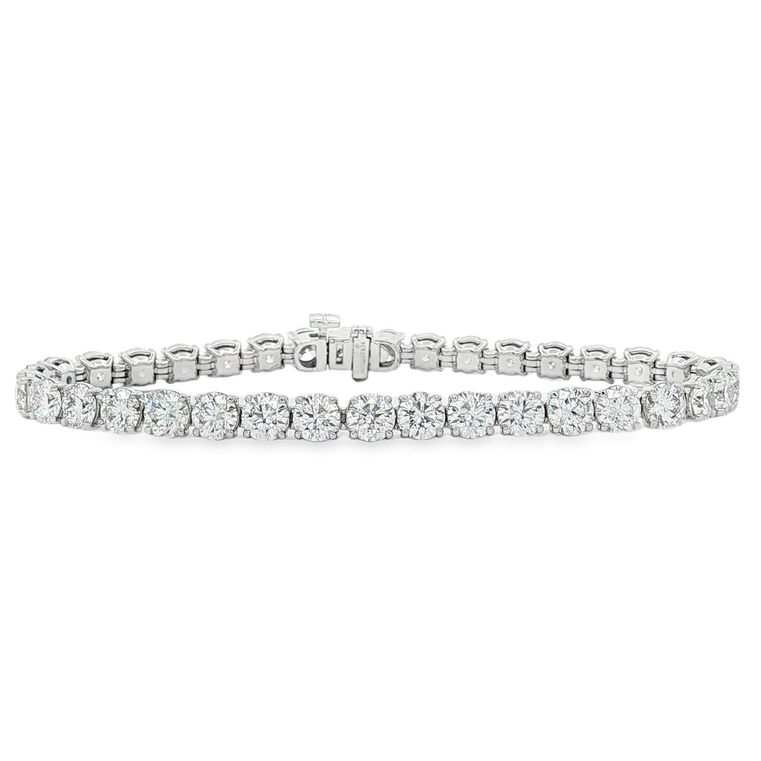 14kt White Gold Lab Diamond Tennis Bracelet
