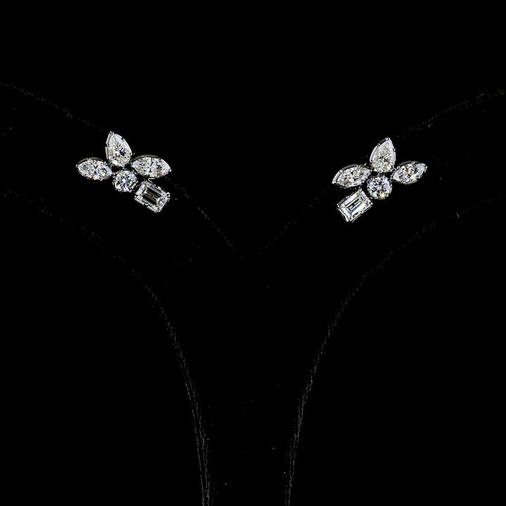 14kt Yellow Gold Lab Diamond Earrings