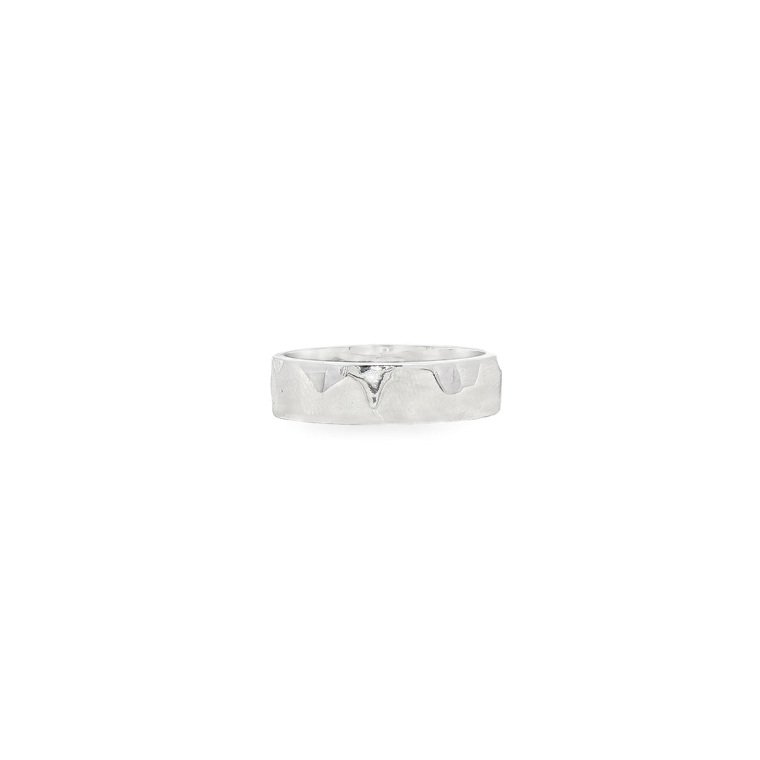 14kt White Gold Wedding Band