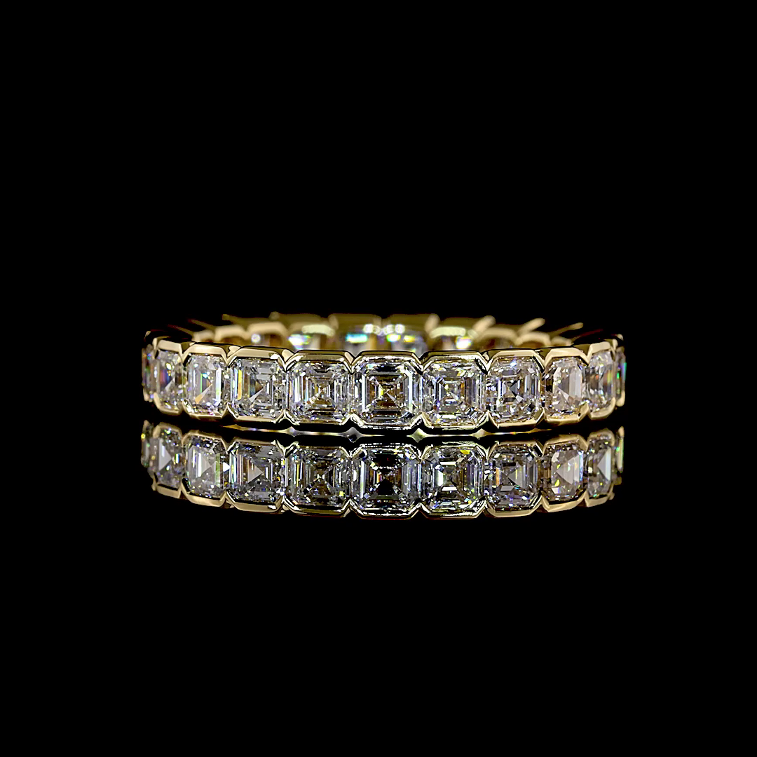 14kt Yellow Gold Lab Diamond Eternity Band