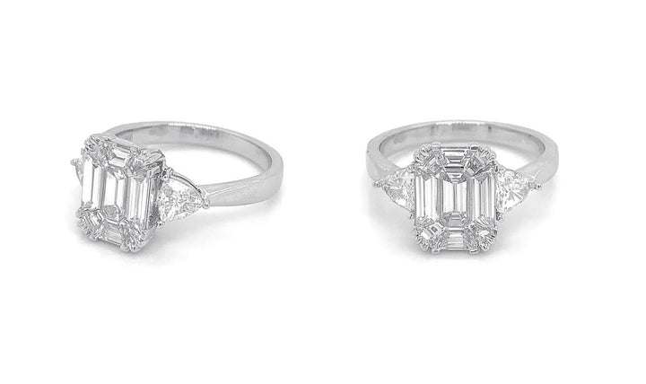 18kt White Gold Diamond Ring