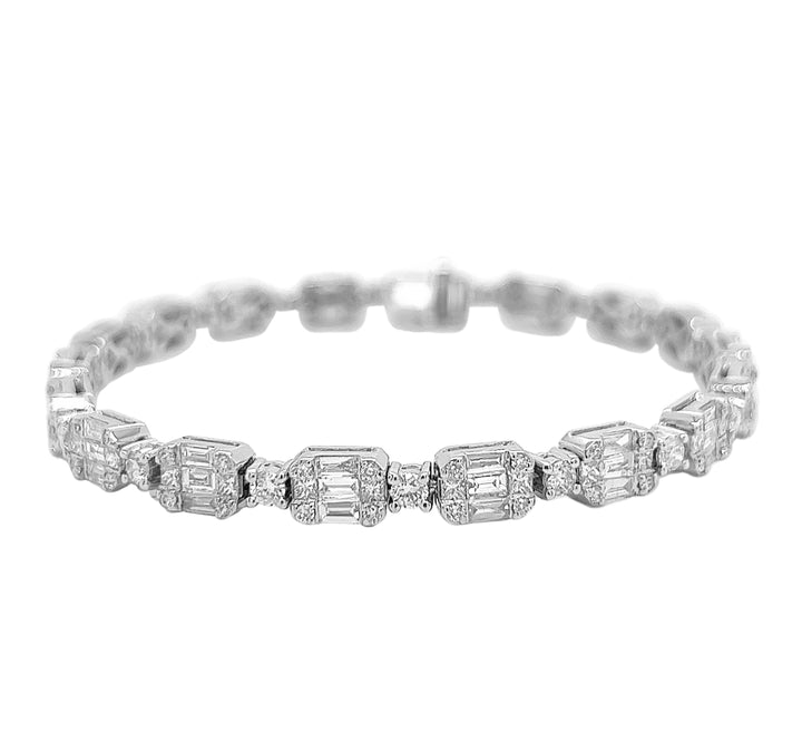 18kt White Gold Diamond Bracelet