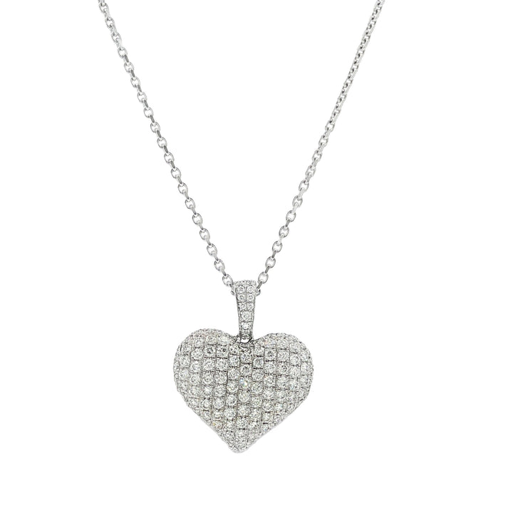 18kt White Gold Diamond Pendant
