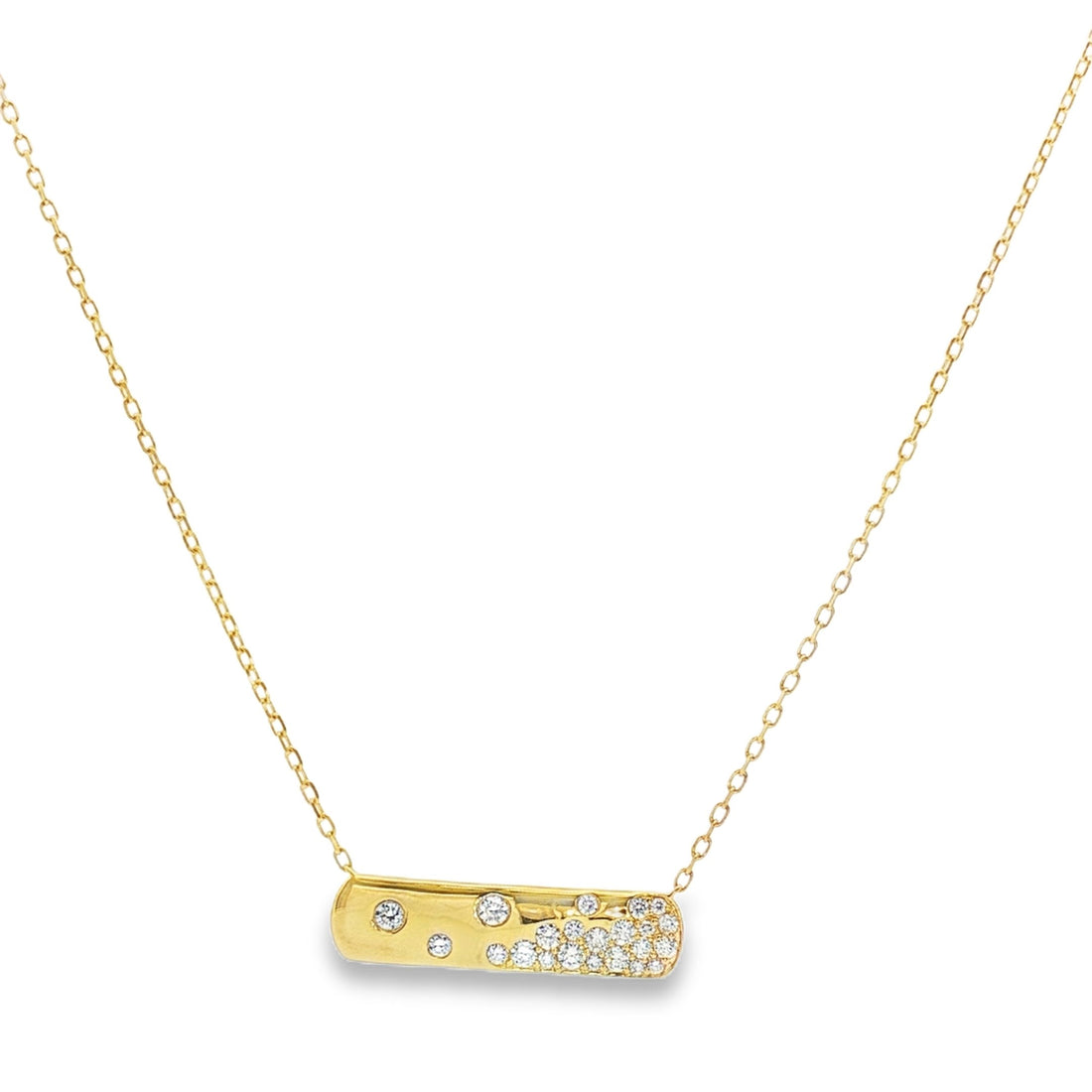 18kt Yellow Gold Diamond Pendant