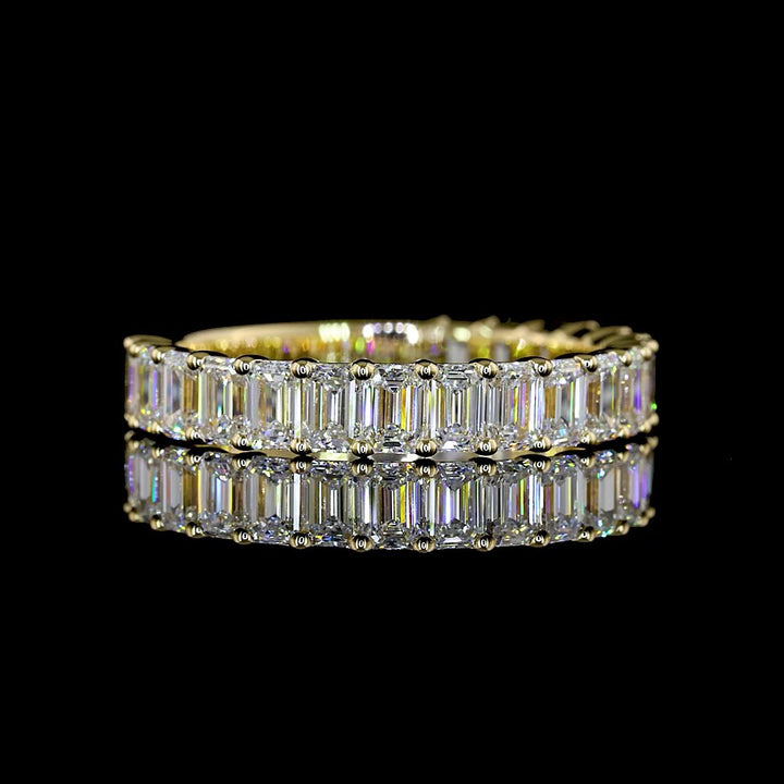 14kt White Gold Lab Diamond Band