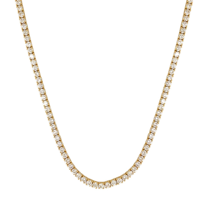 18kt Yellow Gold Diamond Necklace