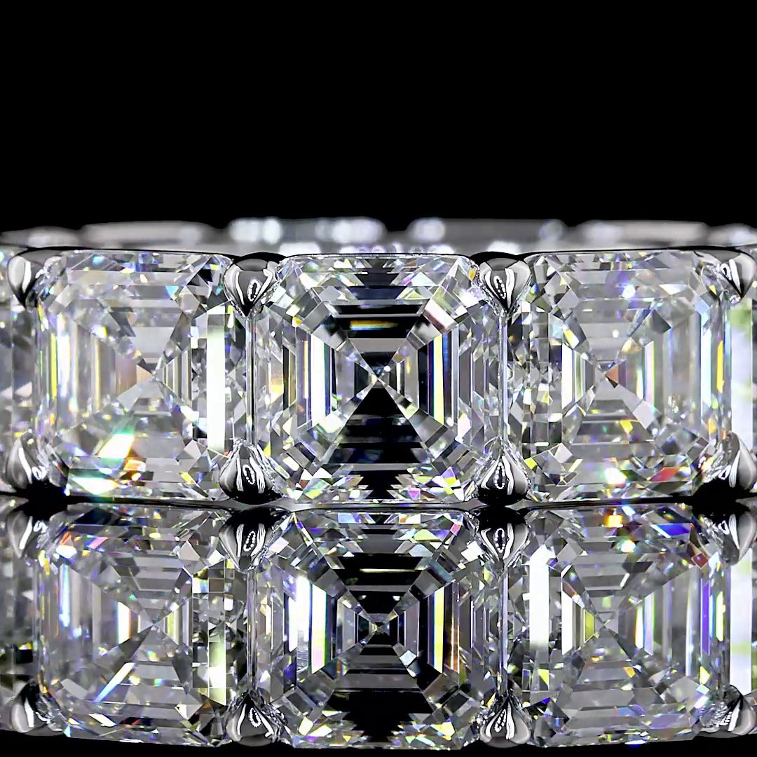 14kt White Gold Lab Diamond Eternity Band