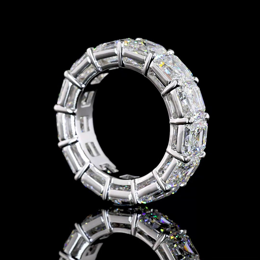 14kt White Gold Lab Diamond Eternity Band