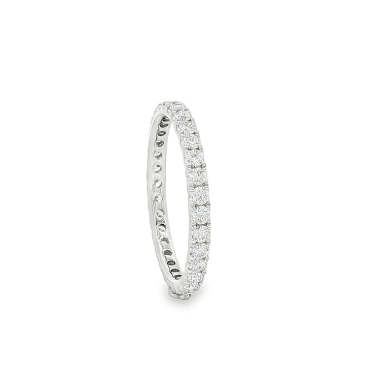 14kt White Gold Lab Diamond Eternity Band