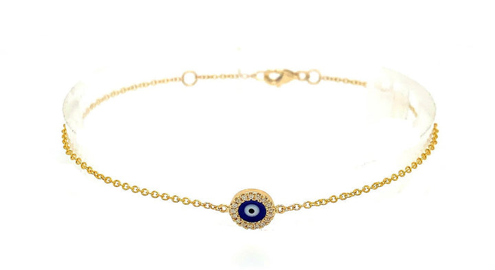 14kt Yellow Gold Diamond Bracelet