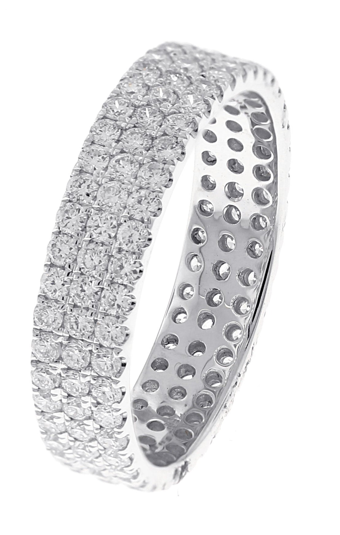 18kt White Gold Diamond Eternity Band