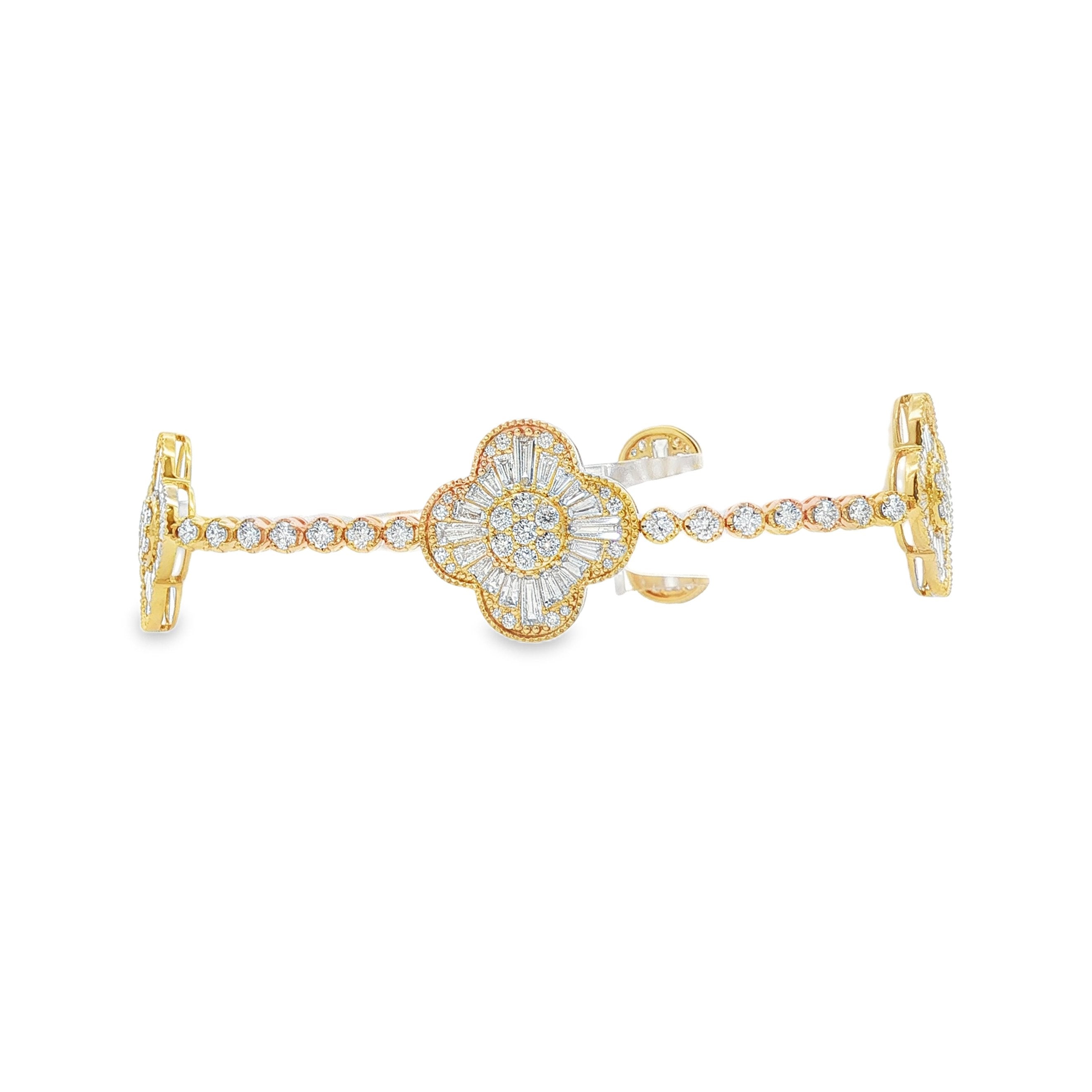 18kt Yellow Gold Lab Diamond Bracelet