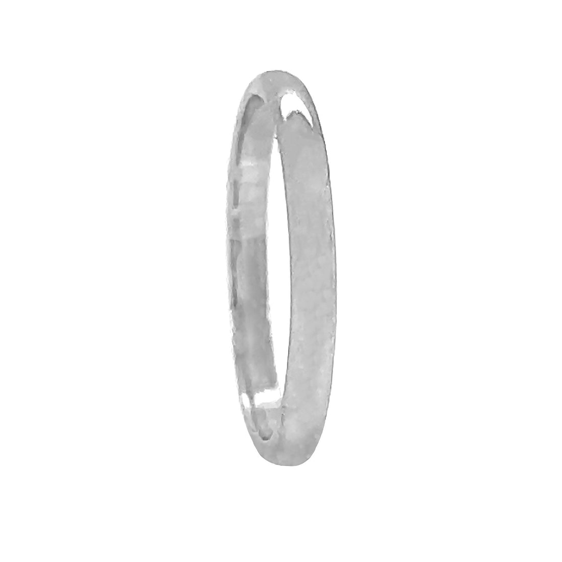 14kt White Gold Band.
