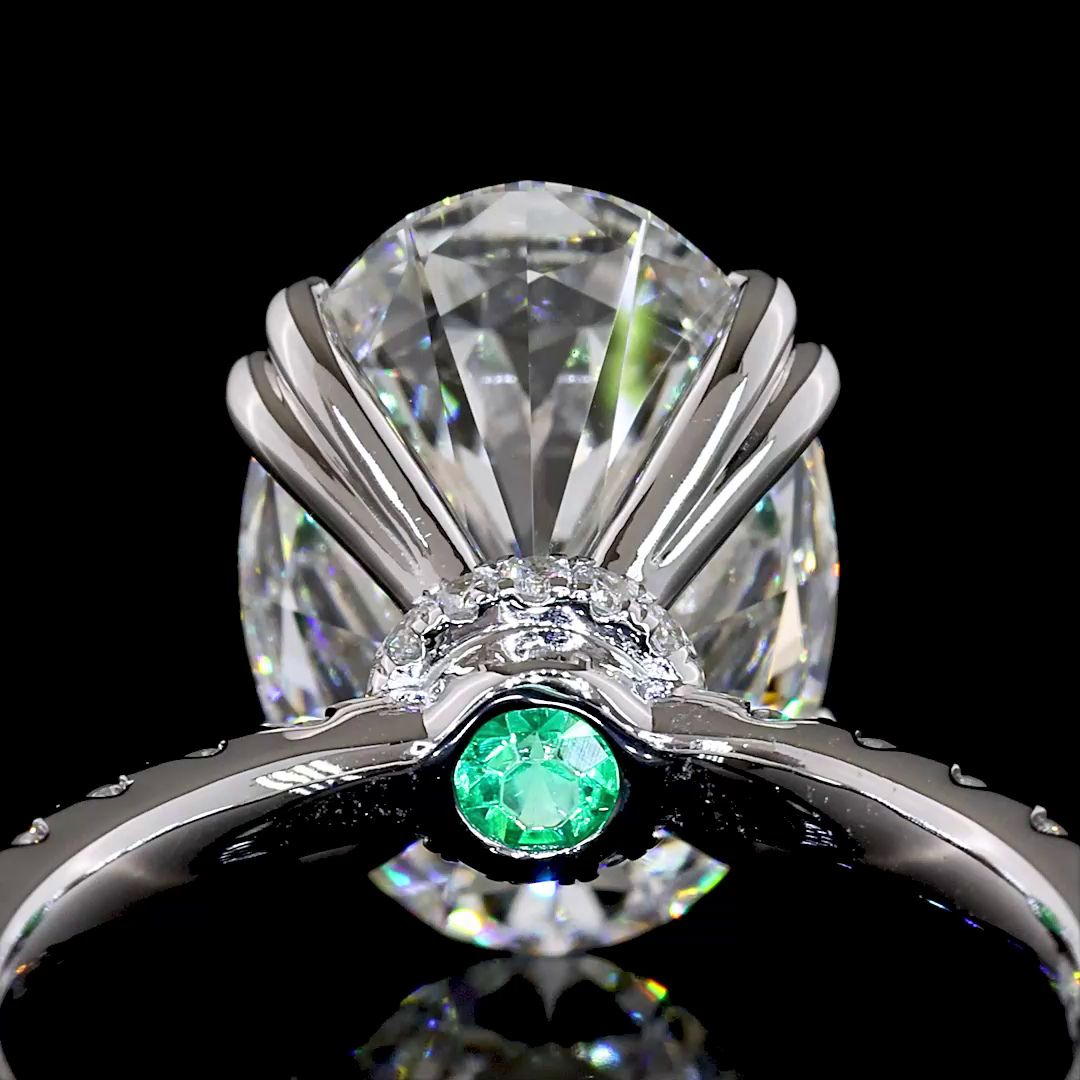 14kt White Gold Lab Diamond Ring