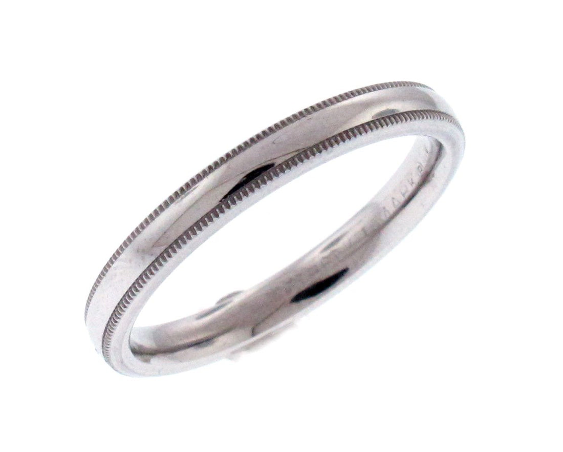 14kt White Gold Men's Wedding Band