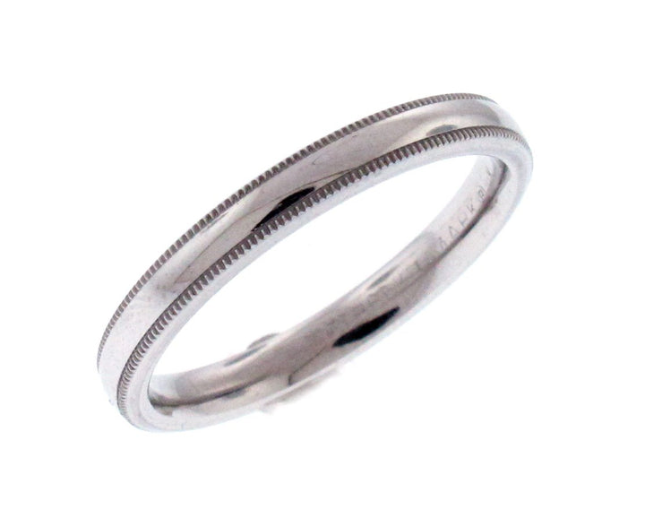 14kt White Gold Men's Wedding Band