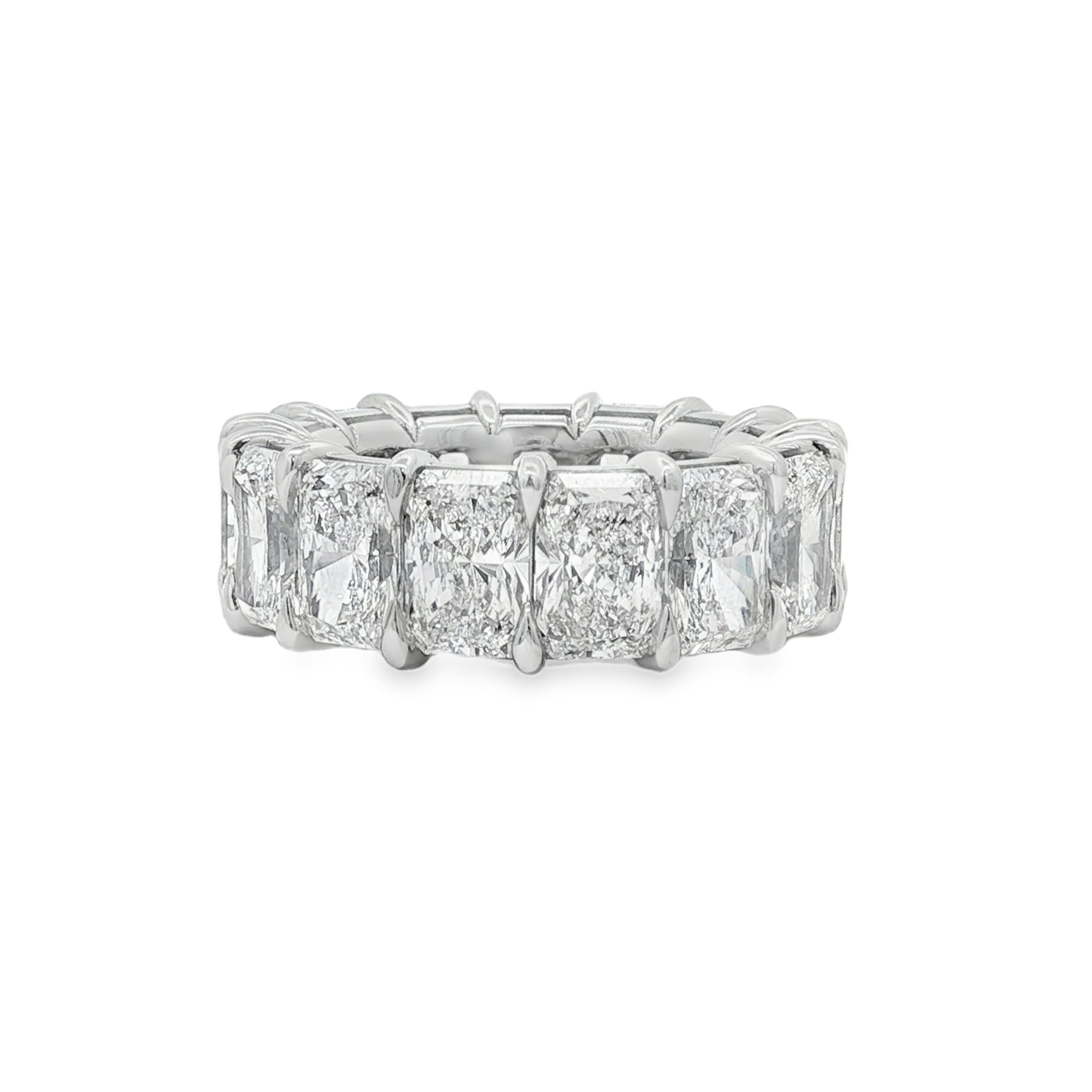 Platinum Lab Diamond Eternity Band