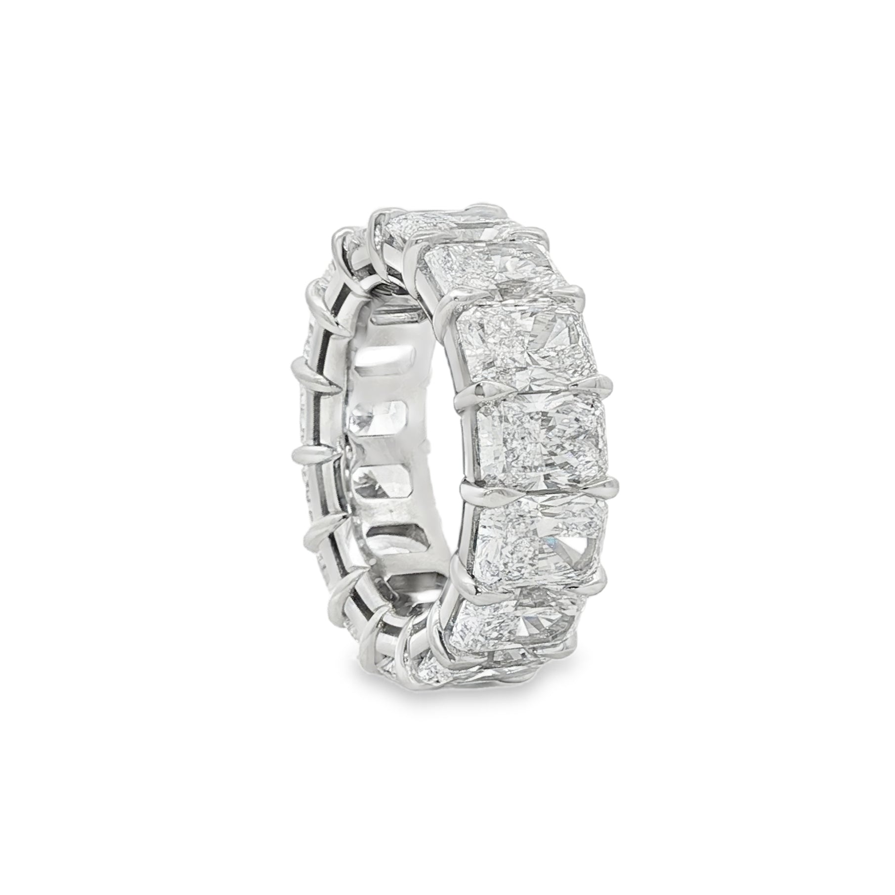 Platinum Lab Diamond Eternity Band