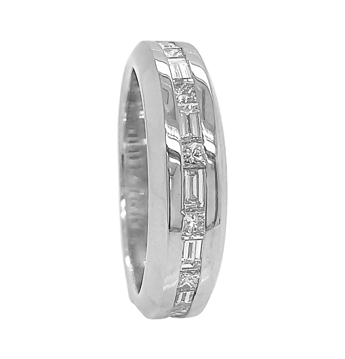 14kt White Gold Diamond Band