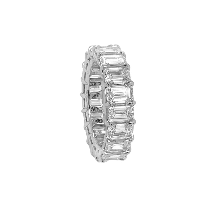 Platinum Lab Diamond Eternity Band