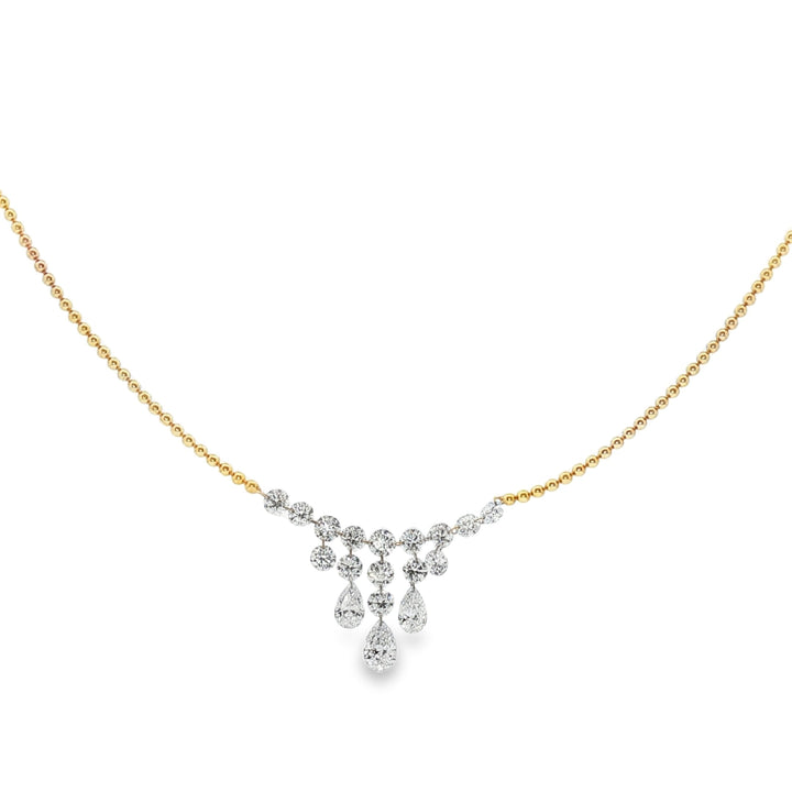 14kt White Gold Lab Diamond Pendant