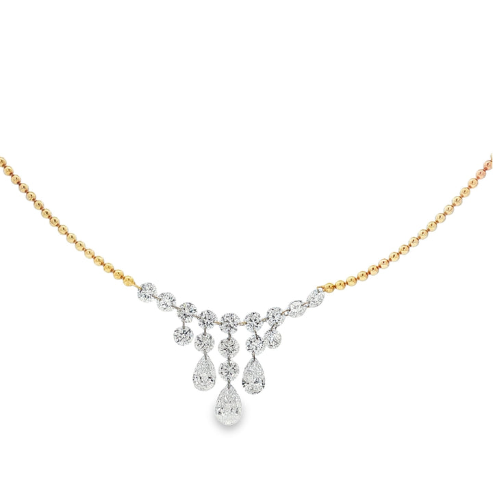 14kt White Gold Lab Diamond Pendant