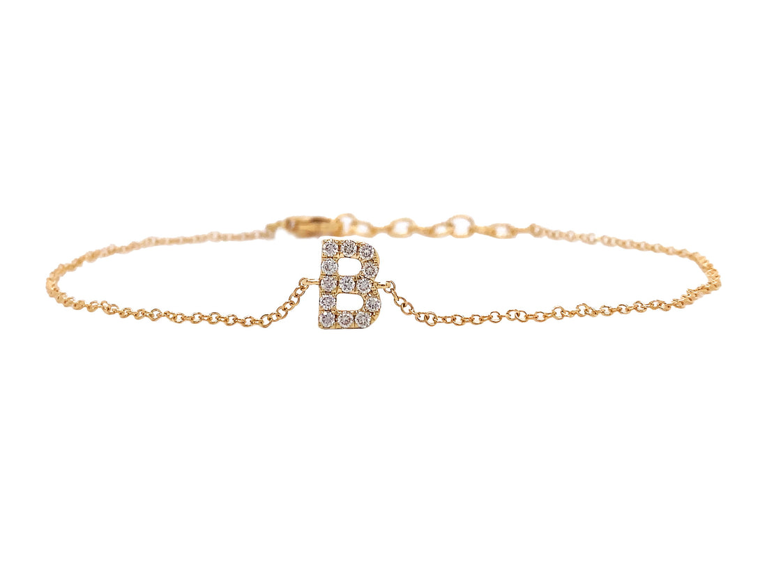 14kt Yellow Gold Diamond Bracelet