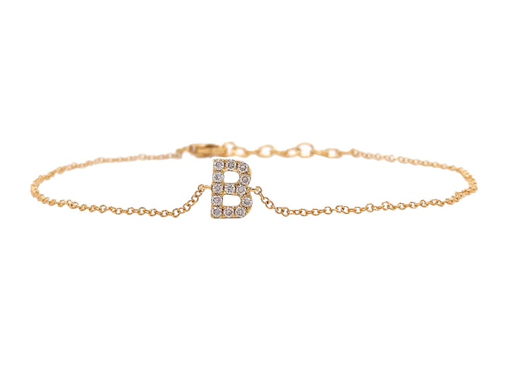 14kt Yellow Gold Diamond Bracelet
