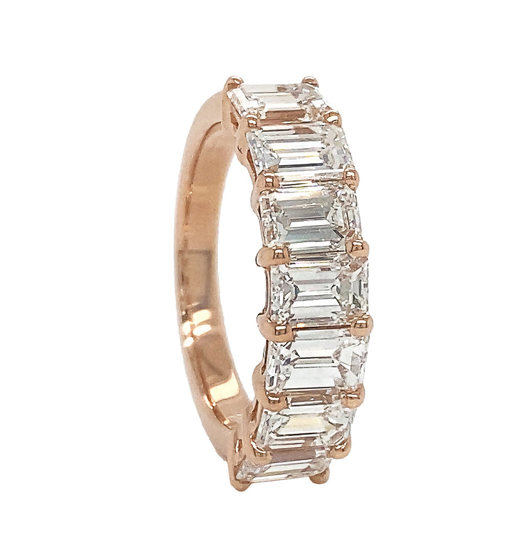14kt Rose Gold Diamond Band
