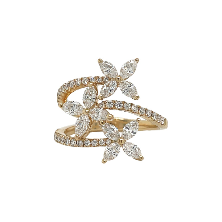 18kt Yellow Gold Diamond Ring