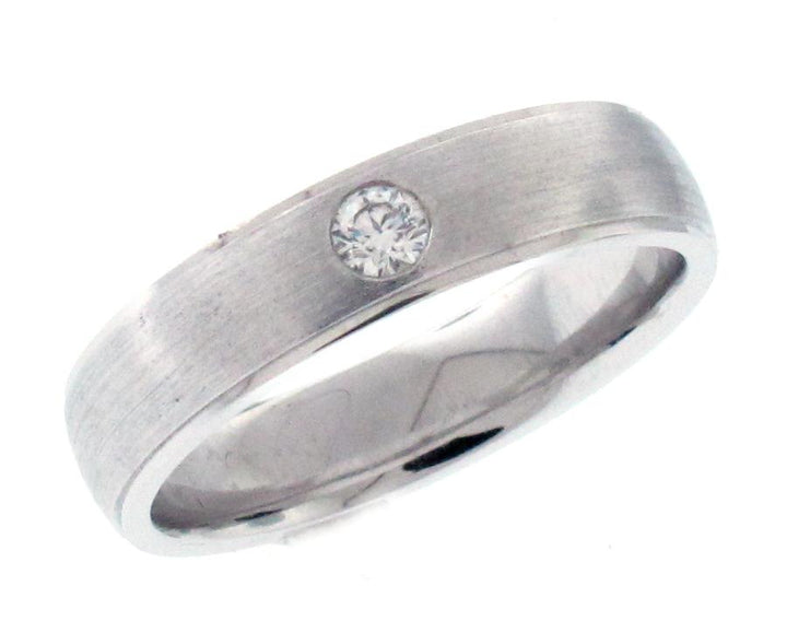 18kt White Gold Diamond Band