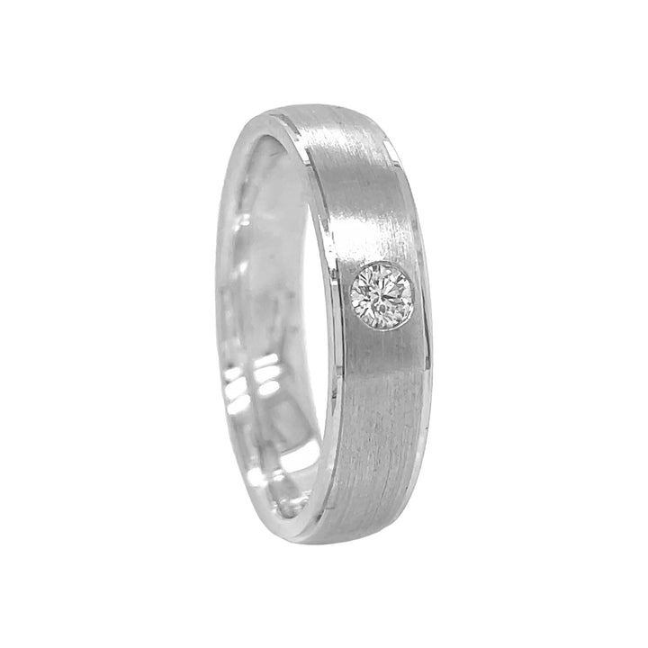 18kt White Gold Diamond Band