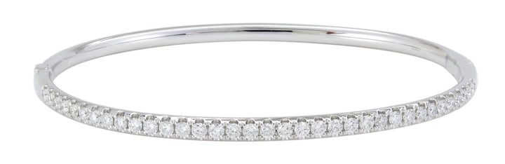 18kt White Gold Diamond Bangle