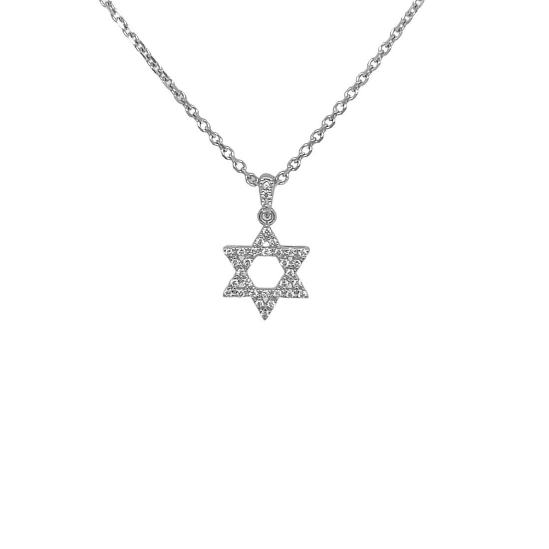 18kt White Gold Diamond Pendant