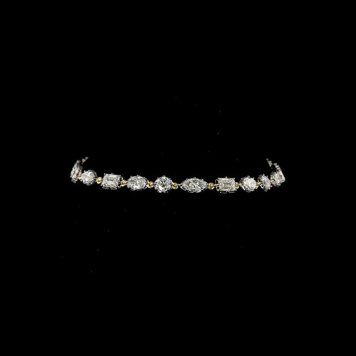 14kt Yellow Gold Lab Diamond Bracelet