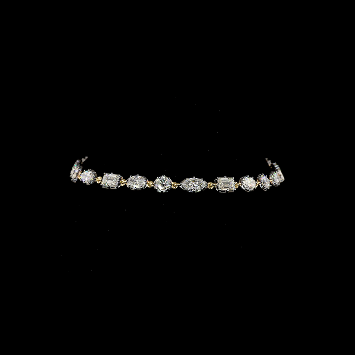 14kt Yellow Gold Lab Diamond Bracelet