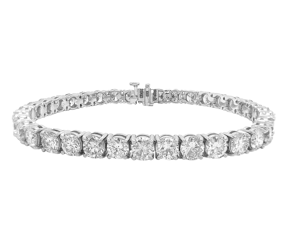 18kt White Gold Diamond Bracelet