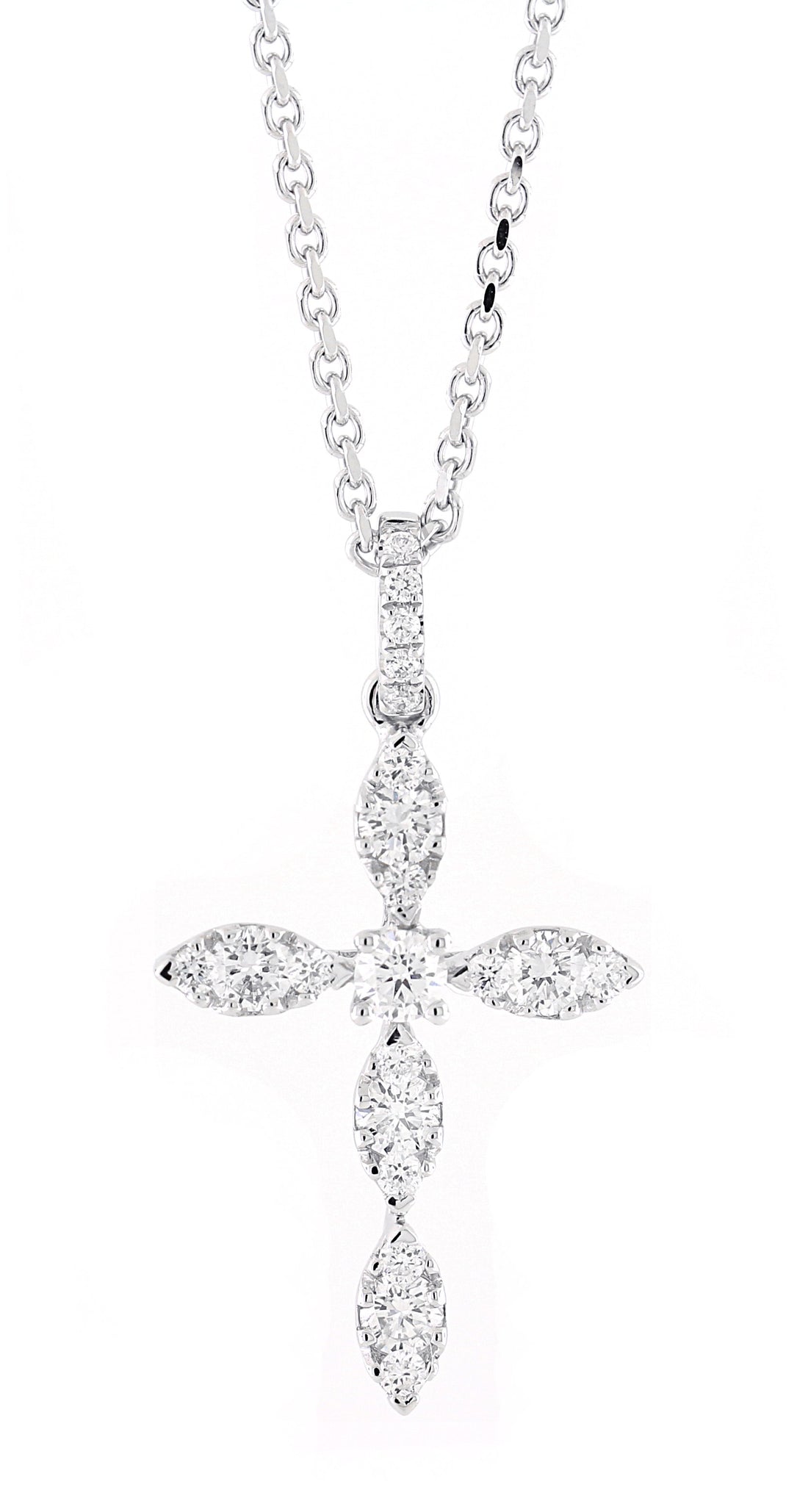 18kt White Gold Diamond Pendant