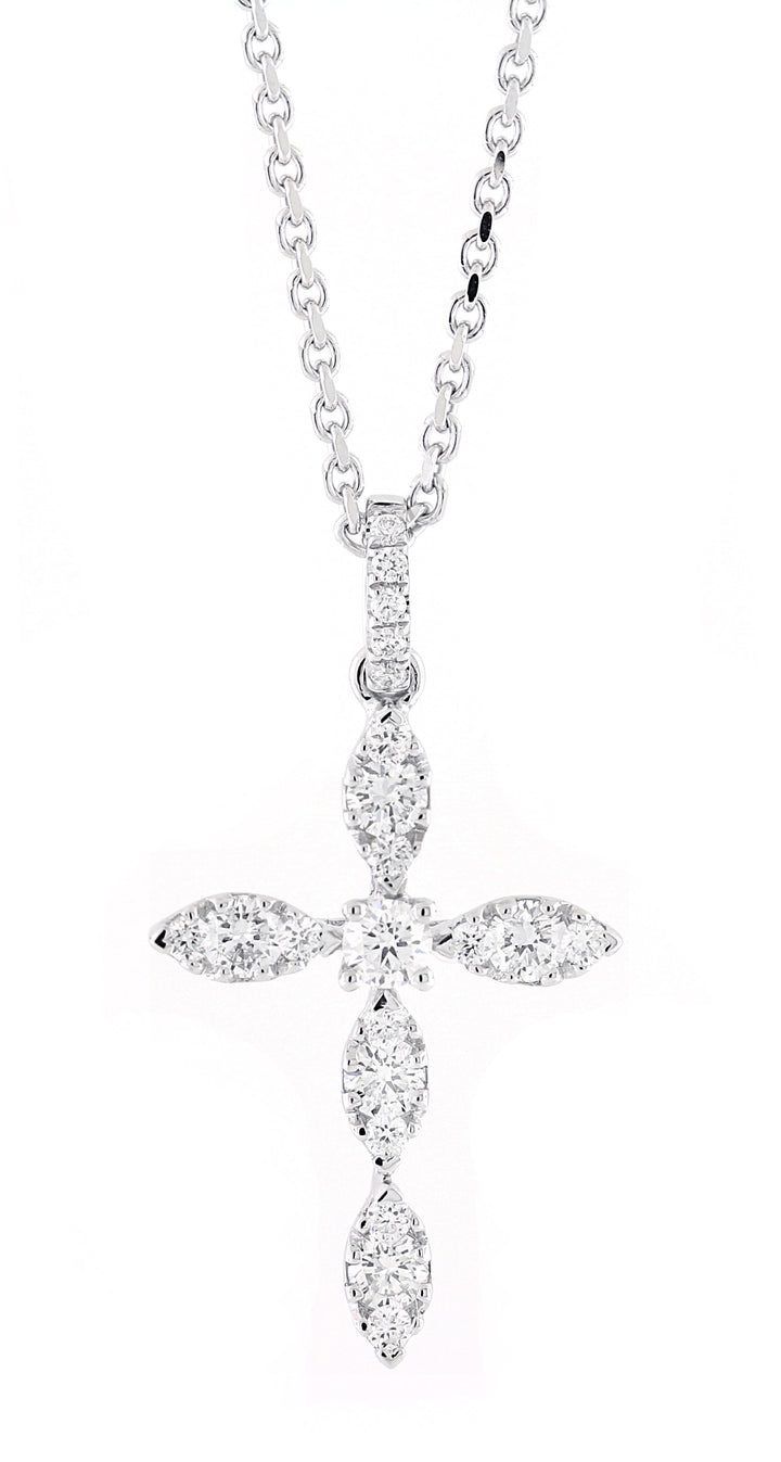 18kt White Gold Diamond Pendant