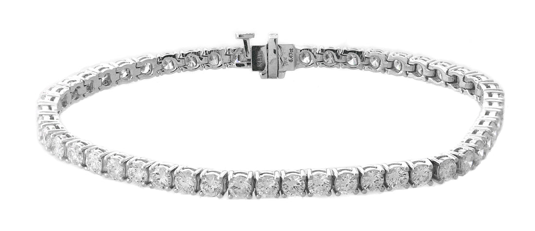18kt White Gold Diamond Tennis Bracelet