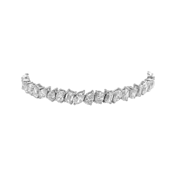 18kt White Gold Diamond Tennis Bracelet
