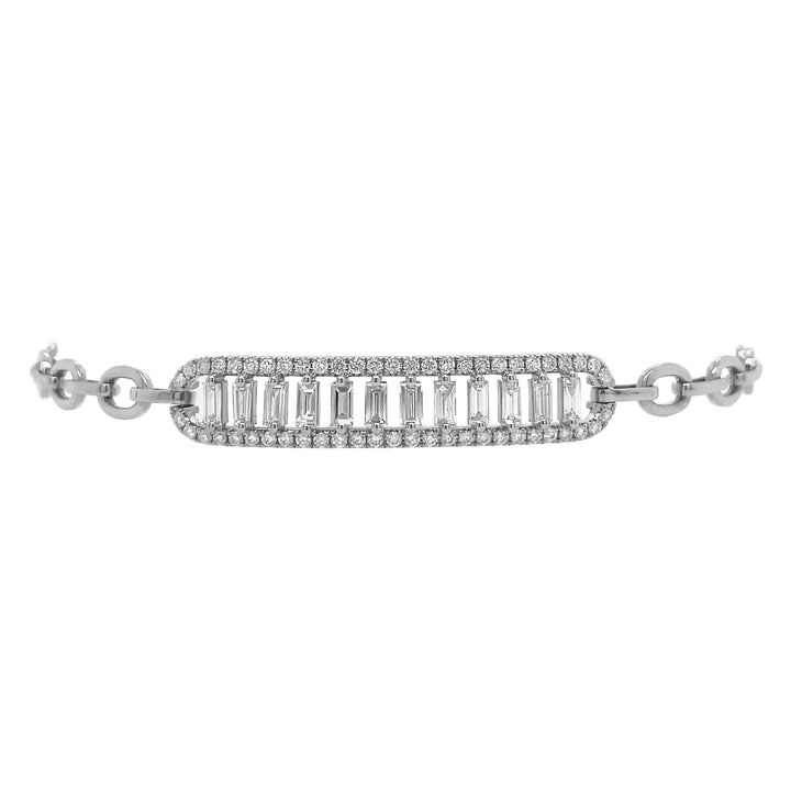 18kt White Gold Diamond Bracelet