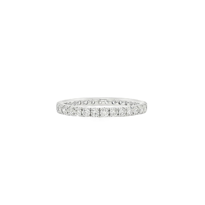 14kt White Gold Lab Diamond Eternity Band