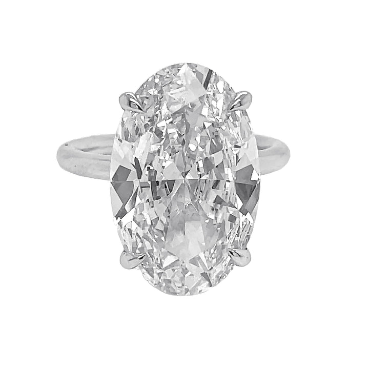 18kt White Gold Lab Diamond Ring