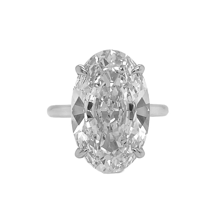 18kt White Gold Lab Diamond Ring