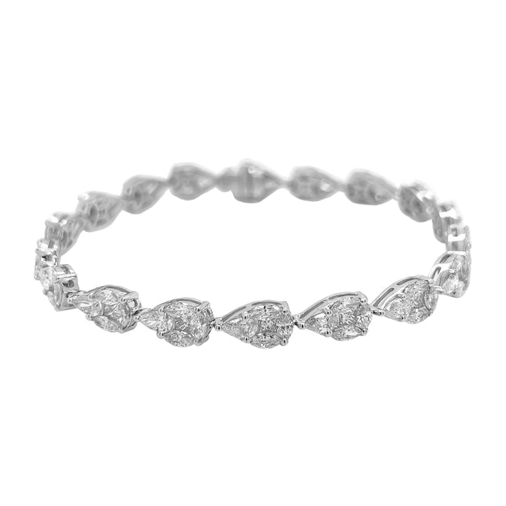 18kt White Gold Diamond Bracelet