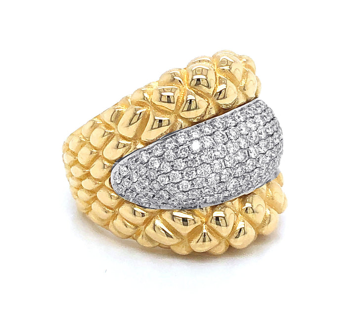 18kt Yellow Gold Diamond Ring