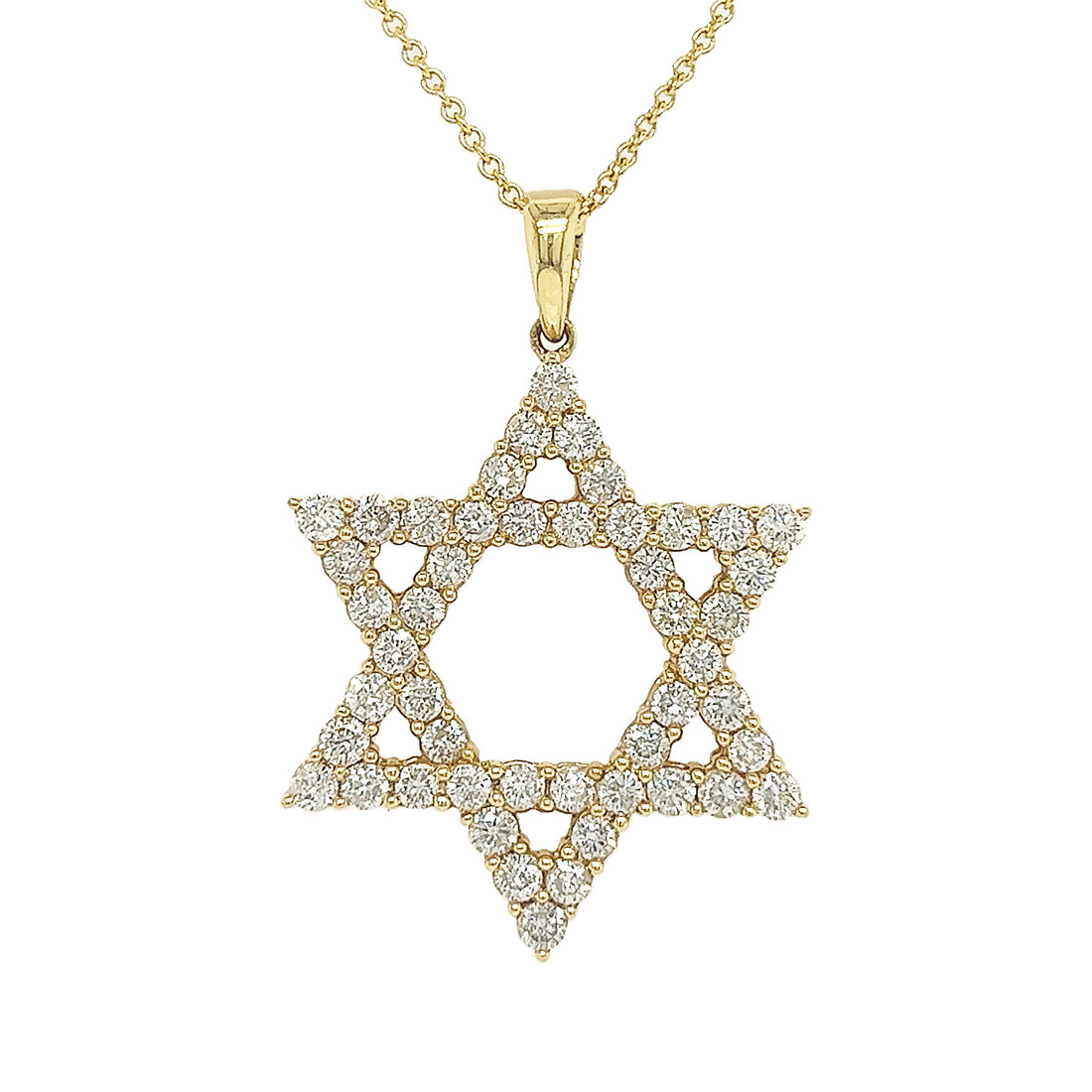 18kt Yellow Gold Diamond Pendant